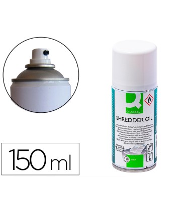 Aceite lubricante q connect en spray para destructora de documentos bote de 150 ml