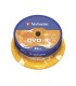 Dvd r verbatim capacidad 47gb velocidad 16x 120 min tarrina de 25 unidades