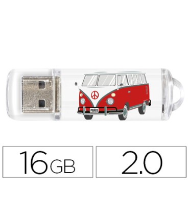 Memoria usb techonetech flash drive 16 gb 20 camper van van