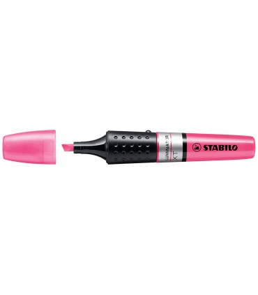 Rotulador stabilo boss luminator rosa tinta liquida