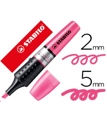 Rotulador stabilo boss luminator rosa tinta liquida