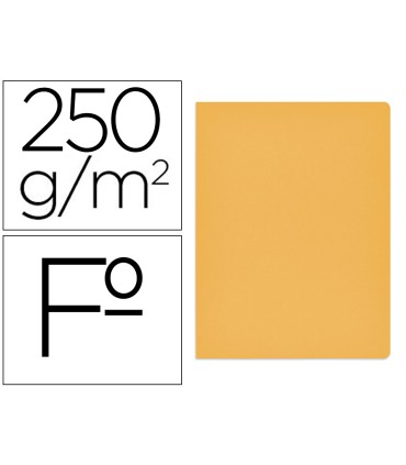 Subcarpeta cartulina gio simple intenso folio amarillo 250g m2