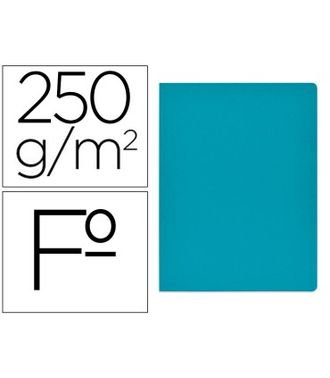 Subcarpeta cartulina gio simple intenso folio azul 250g m2