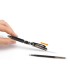 Recambio boligrafo q connect retractil kf11057 borrable negro caja de 3 unidades