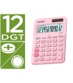 Calculadora casio ms-20uc-pk sobremesa 12 digitos tax +/- color rosa