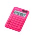 Calculadora casio ms 20uc rd sobremesa 12 digitos tax color fucsia