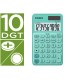 Calculadora casio sl 310uc gn bolsillo 10 digitos tax tecla color verde