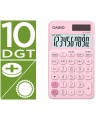 Calculadora casio sl-310uc-pk bolsillo 10 digitos tax +/- tecla doble cero color rosa