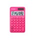 Calculadora casio sl 310uc rd bolsillo 10 digitos tax tecla color fucsia