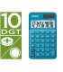 Calculadora casio sl 310uc bu bolsillo 10 digitos tax tecla color azul