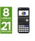 Calculadora casio fx cg50 cientifica grafica 8 lineas 21 caracteres pantalla color 3d memoria 16 mb conexion usb