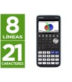 Calculadora casio fx-cg50 cientifica grafica 8 lineas 21 caracteres pantalla color 3d memoria 16 mb conexion usb