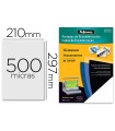 Tapa de encuadernacion fellowes din a4 polipropileno transparente 450 micras pack de 100 unidades