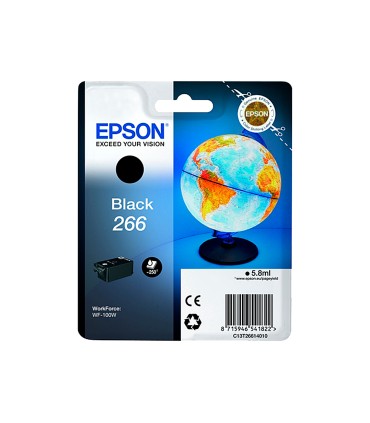 Ink jet epson 266 wf 100w negro 250 paginas