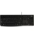 Teclado logitech k120 usb 20 con cable negro