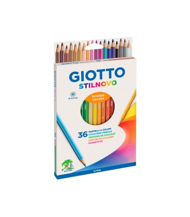 Lapices de colores giotto stilnovo caja de 36 colores surtidos