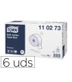 Papel higienico tork jumbo suave 2 capas 360 mt para dispensador t1 paquete de 6 rollos