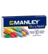 Lapices cera manley fluor y pastel caja de 10 colores surtidos