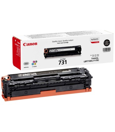 Toner canon 731 bk i sensys lbp7100cn lbp7110cw mf623cn mf628cw mf8230cn mf8280cw negro 1500 pag