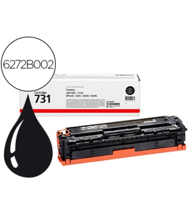 Toner canon 731 bk i sensys lbp7100cn lbp7110cw mf623cn mf628cw mf8230cn mf8280cw negro 1500 pag