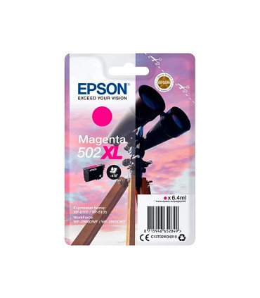 Ink jet epson 502 xl expression home xp 5100 5105 workforce wf 2860 2860dwf magenta 470 paginas