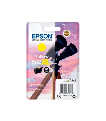 Ink jet epson 502 xl expression home xp 5100 5105 workforce wf 2860 2860dwf amarillo 470 paginas