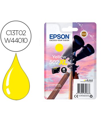 Ink jet epson 502 xl expression home xp 5100 5105 workforce wf 2860 2860dwf amarillo 470 paginas