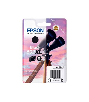 Ink jet epson 502 xl expression home xp 5100 5105 workforce wf 2860 2860dwf negro 550 paginas