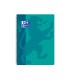 Cuaderno espiral oxford school classic tapa polipropileno folio 80 hojas cuadro 4 mm con margen aqua