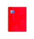 Cuaderno espiral oxford school classic tapa polipropileno folio 80 hojas cuadro 4 mm con margen rojo