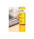 Etiqueta adhesiva resistente avery 457x254 mm permanente laser blanca caja de 800 unidades