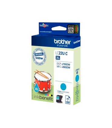 Ink jet brother lc22ucbp xl dcp j785dw dcp j785dwxl mfc j985dw mfc j985dw cian 1200 pag