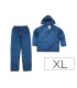 Conjunto de lluvia deltaplus 400 poliester pvc azul marino talla xl