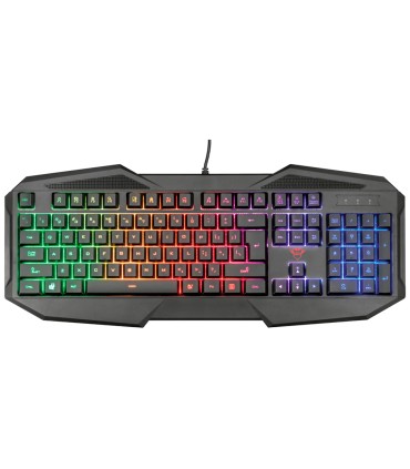 Teclado trust gxt 830 rw avonn gaming iluminacion rainbow usb 20 cable 14 m