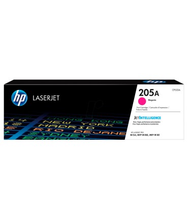 Toner hp 205a laserjet m154a 154nw mfp m180n 181fw magenta 900 paginas