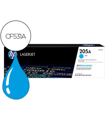 Toner hp 205a laserjet m154a 154nw mfp m180n 181fw cian 900 paginas