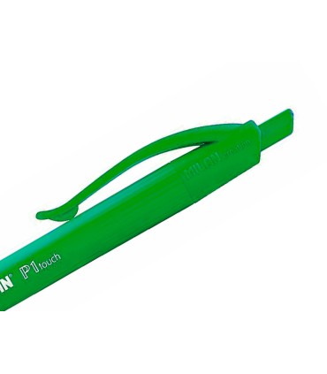 Boligrafo milan p1 retractil 1 mm touch verde