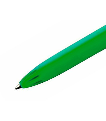 Boligrafo milan p1 retractil 1 mm touch verde