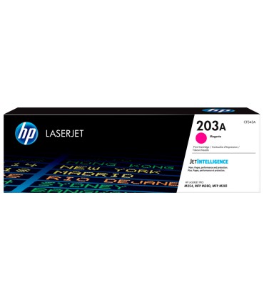 Toner hp 203a laserjet pro m254 mfp m280 mfp m281 magenta 1300 paginas