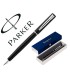 Pluma waterman allure laca negra en estuche de regalo