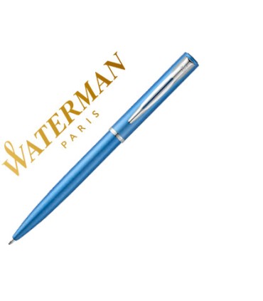 Boligrafo waterman allure laca azul en estuche de regalo