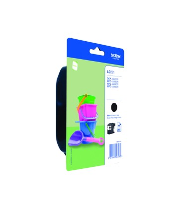 Ink jet brother lc221bk dcp j562dw mfc j480dw 680dw 880dw negro 260 paginas