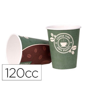 Vaso termico carton 120 cc paquete de 50 unidades