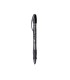 Boligrafo bic gelocity illusion borrable negro punta de 07 mm