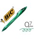 Boligrafo bic gelocity quick dry retractil tinta gel verde punta de 07 mm