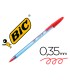 Boligrafo bic cristal soft rojo punta de 12 mm