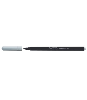 Rotulador giotto turbo color lavable con punta bloqueada unicolor negro