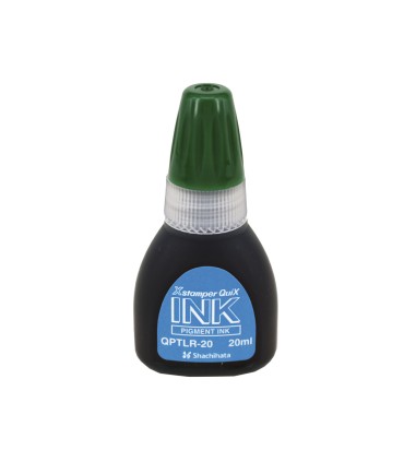 Tinta x stamper quix para sellos verde bote de 20 ml