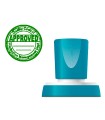 Sello x'stamper quix personalizable color verde redondo diametro 38 mm q-53