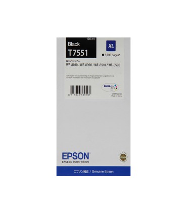 Ink jet epson t551 workforce pro wf 8010 wf 8090 wf 8090 d3twc wf 8510 wf 8590 wf 8590 negro 5000